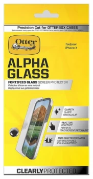 image of Otterbox Alpha Glass iPhone X Screen Protector