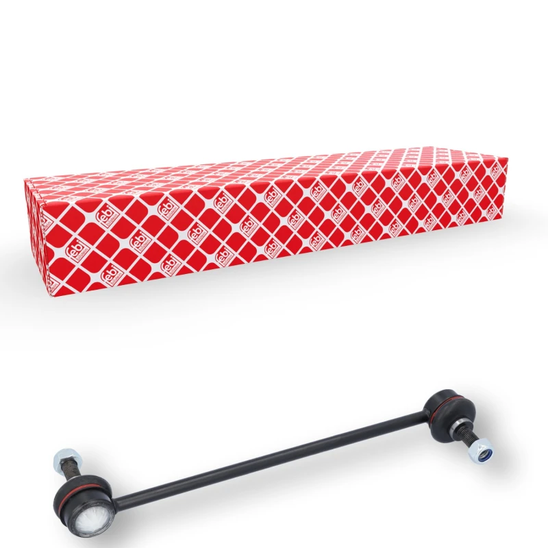 Image of FEBI BILSTEIN 12768 Anti-roll bar link OE Turbo NEW, Front Axle Right, with nuts Link Stabiliser (3229)
