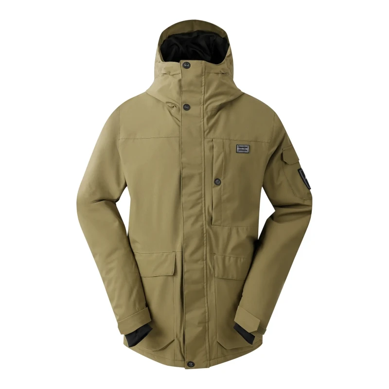Image of Dare 2b Dare 2b Men Twin Tip Waterproof Breathable Insulated Skiing Jacket in Green Size: Small Green S Male 5063516184515