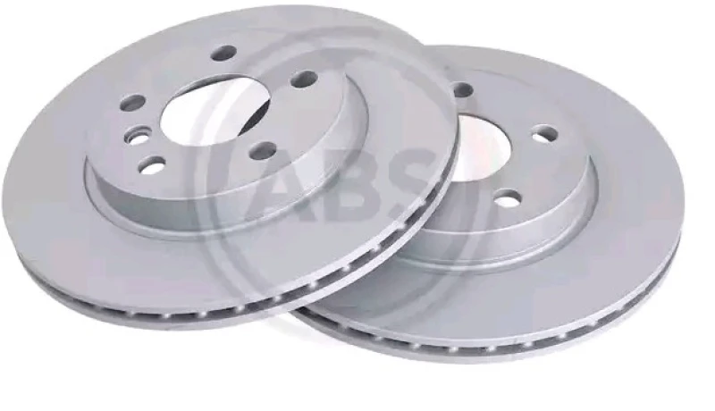 Image of A.B.S. 18496 Brake disc Vented, Coated Brake Disc (82)