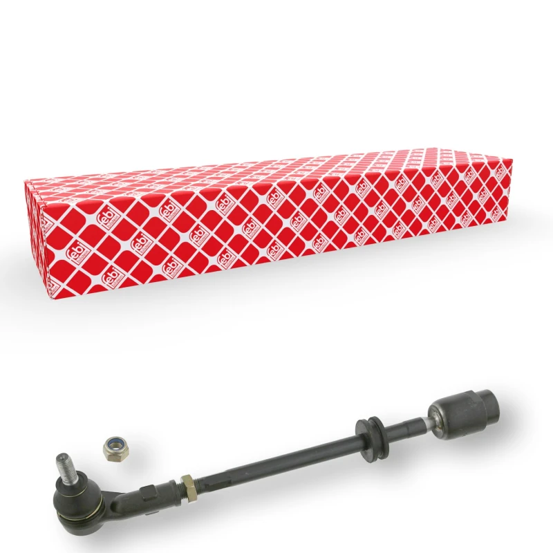 Image of FEBI BILSTEIN 14318 Tie Rod OE Turbo NEW, Front Axle Left Rod Assembly (284)