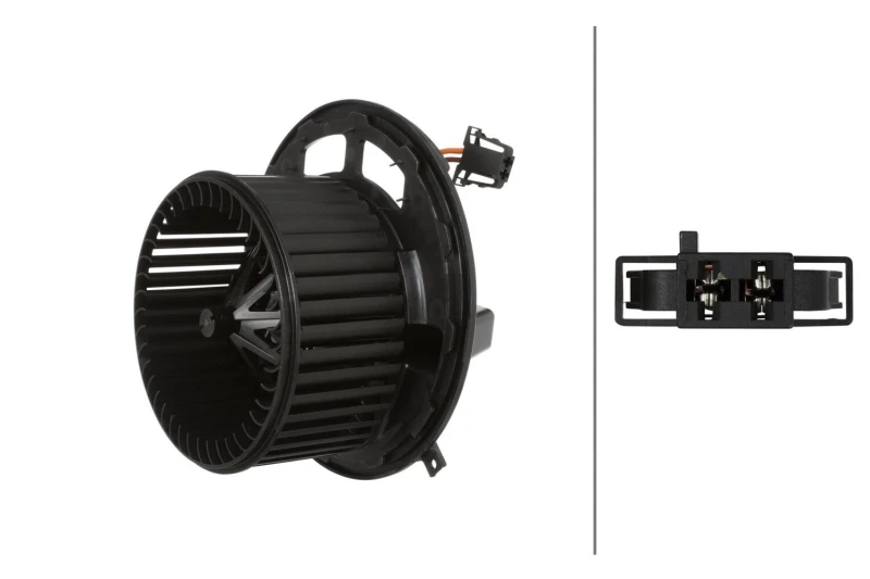 Image of HELLA Blower motor HELLA 8EW 366 400-521