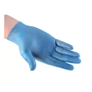 Image of Vinyl Gloves Powder Free Small Blue [Pack 100]