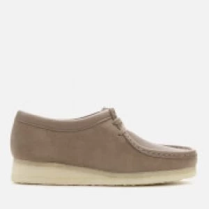 Image of Clarks Originals Womens Wallabee Suede Shoes - Mushroom - UK 3