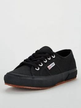Image of SUPERGA 2750 Cotu Classic Plimsoll - Black, Size 8, Women