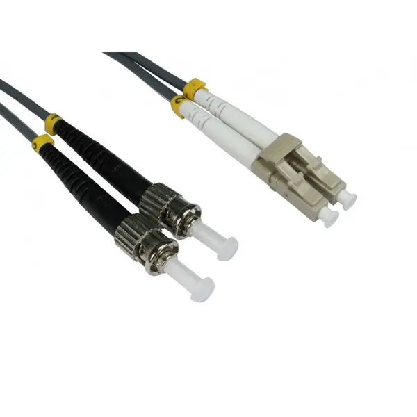 Image of Cables Direct 1m OM1 Fibre Optic Cable, LC - ST (Multi-Mode)