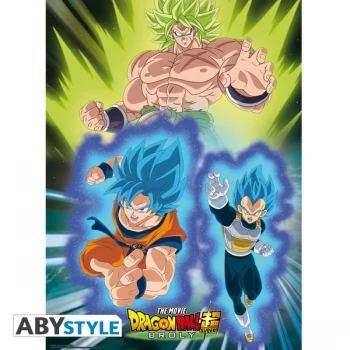 image of Dragon Ball Broly - Broly Vs Goku & Vegeta Small Poster