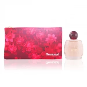 Image of Desigual You Gift Set 100ml Eau de Toilette + Makeup Bag