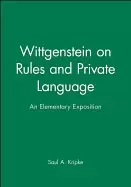 Image of wittgenstein rules and private language