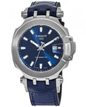 Tissot T-Sport T-Race Blue Dial Blue Rubber Strap Mens Watch T115.407.17.041.00 T115.407.17.041.00