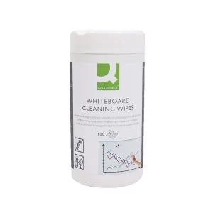 Image of Q-Connect Whiteboard Cleaning Wipes Pack of 100 AWBW100QCA