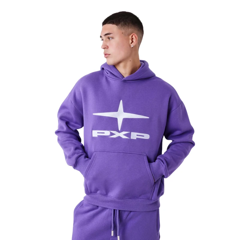 Image of Project X Paris Basic hoodie Project X Paris Polaris Violet Male 2XL