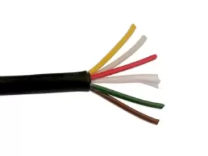 image of Black 5 Core Auto Cable 8.75 Amp 30m Connect 30091