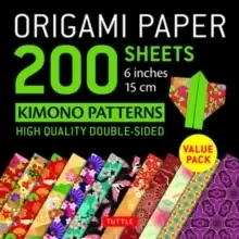Image of Origami Paper 200 sheets Kimono Patterns 6 (15 cm)