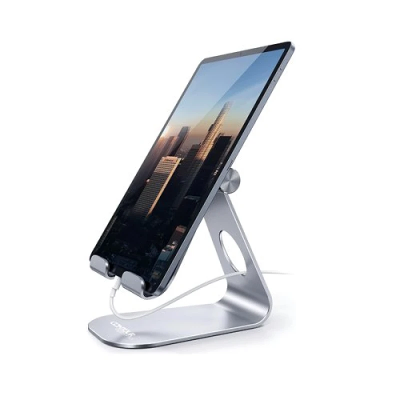 Image of Contour Ergonomics Large Tablet/Phone Stand 4-13 Inches Silver CE10139