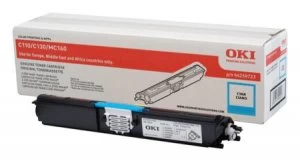 Image of OKI 44250723 Cyan Laser Toner Ink Cartridge