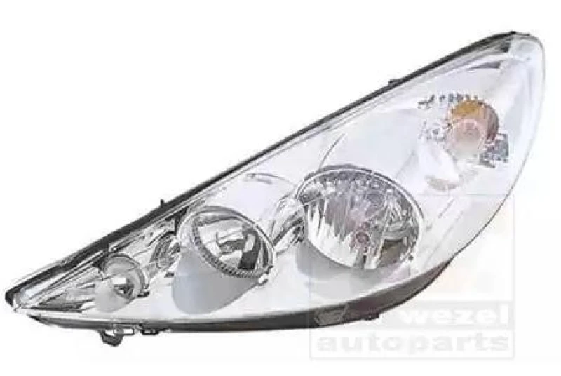 Image of VAN WEZEL 4032961M Headlights H7/H1, Left, with motor for headlamp levelling Headlight (259)