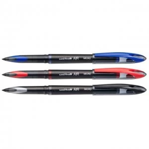 Image of Uni-Ball 188 Micro Air Rollerball Pen Blister Assorted PK3