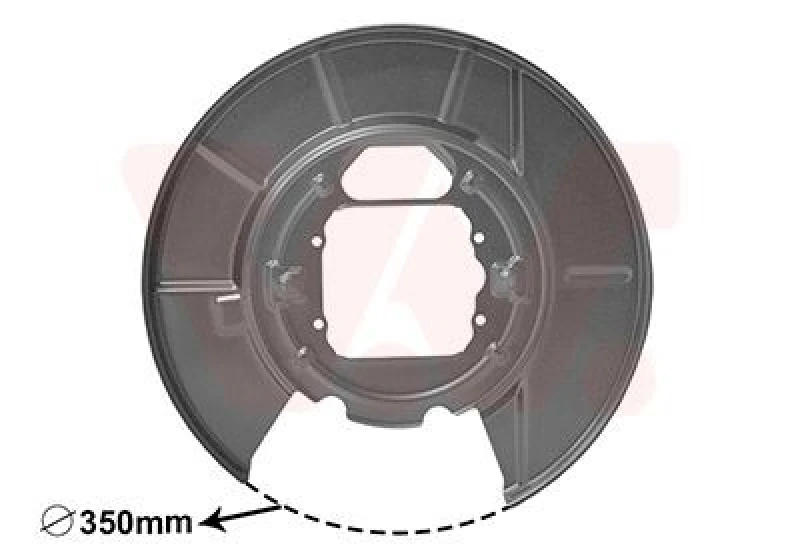 Image of VAN WEZEL Brake disc backing plate VAN WEZEL 0685374