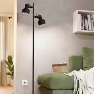 Image of Eglo Casibare Floor Lamp - Black