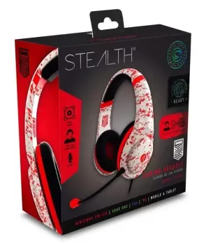 image of STEALTH XP-Conqueror Gaming Headset - Arctic Red