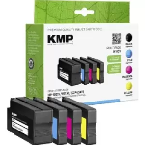 Image of KMP Ink replaced HP 950XL, 951XL Compatible Set CMYK H100V 1722,4050