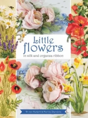 Image of Little flowers in silk and organza ribbon by Di Van Niekerk