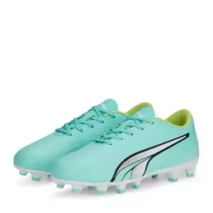 Image of Puma Ultra.4 Play Childrens Firm Ground Football Boots - Green