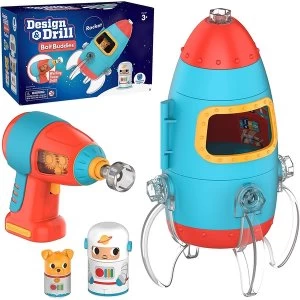 Image of Design & Drill Bolt Buddies Rocket Construction Set