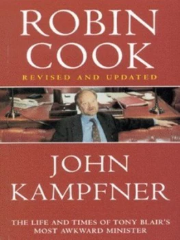 Image of Robin Cook by John Kampfner Book
