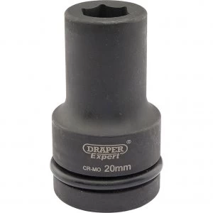 Image of Draper Expert 1" Drive Deep Hexagon Impact Socket Metric 1" 20mm
