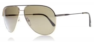 image of Tom Ford Erin Sunglasses Gold / Brown 50J 61mm