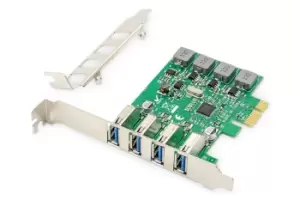 Image of Digitus 4-Port USB 3.0 PCI Express Add-On Card
