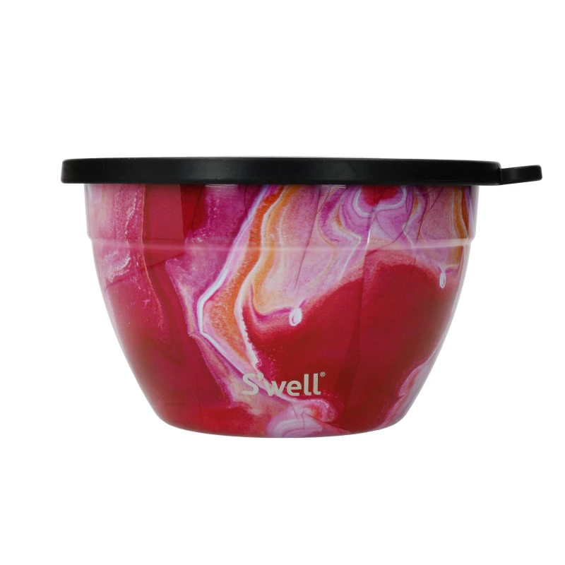 Image of Swell Rose Agate Salad Bowl Kit 1.9L Pink unisex 1.9L