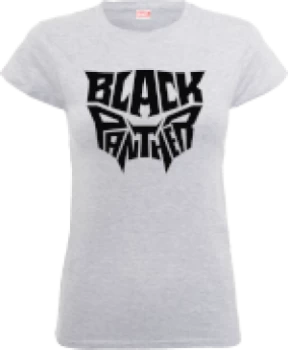 Image of Black Panther Emblem Womens T-Shirt - Grey - L