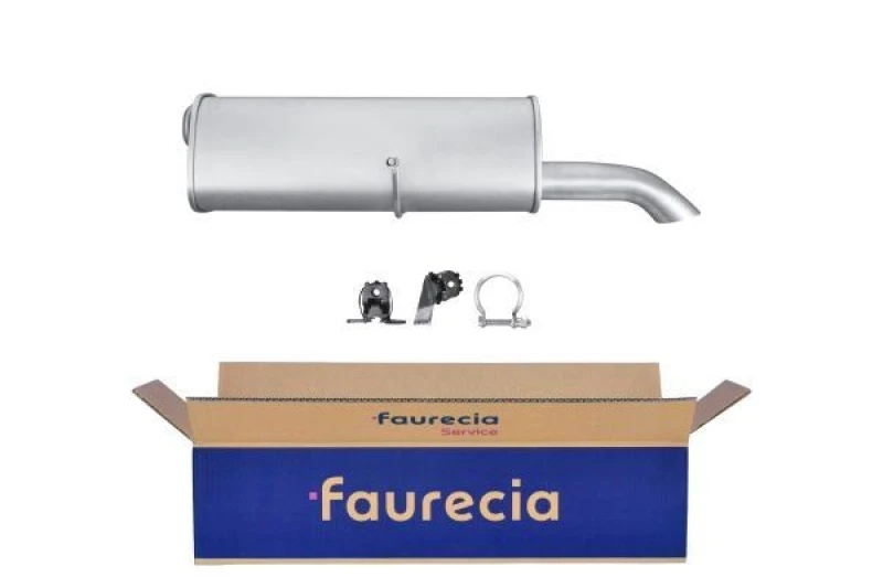 Image of Rear silencer HELLA 8LD 366 032-381