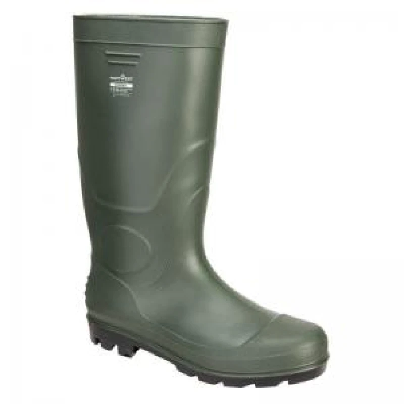 Image of Portwest PVC Non Safety Wellington Boots FW90GNR42 Colour: Green