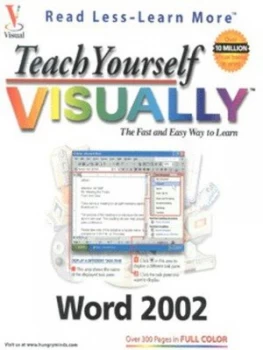 Image of Teach Yourself Visually Word 2002 by Ruth Maran Paperback