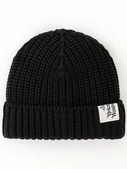 image of Vivienne Westwood Mens Classic Knitted Beanie Hat - Black, Men