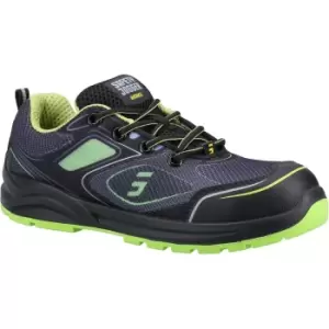 Image of Safety Jogger Mens Cador Safety Trainers (9 UK) (Black/Green)