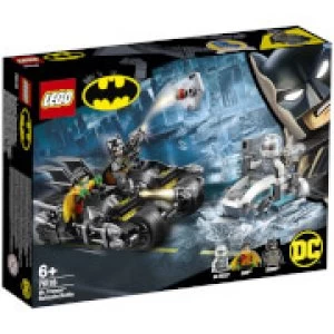 image of LEGO Super Heroes: Mr. Freeze Batcycle Battle (76118)