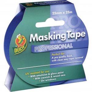 image of Duck Tape Professional Masking Tape Blue 25mm 25m