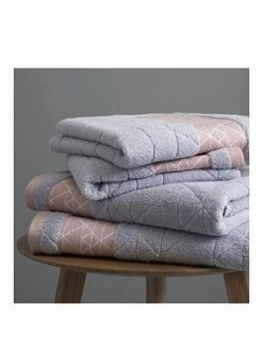 Image of Catherine Lansfield Linear Diamond Bath Bales