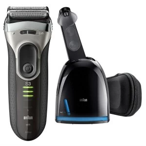 Image of Braun Series 3 ProSkin 3090cc Rechargeable Waterproof Electric Shaver