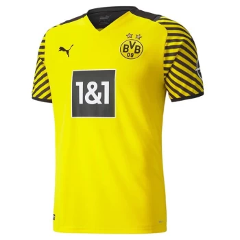 image of Puma Borussia Dortmund Home Shirt 2021 2022 - Yellow