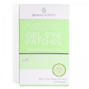 image of Skin Academy Soothe Puffy Tried Eyes Gel Eye Patches