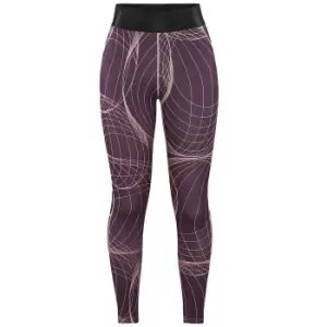 image of Craft Womens/Ladies Core Essence Leggings (L) (Burgundy/Pink)