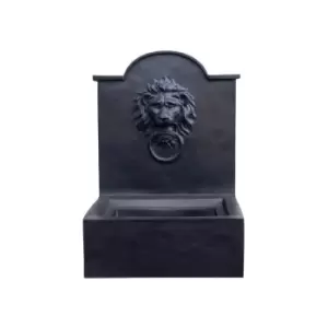 Ivyline Outdoor Luxury Lion Water Feature Granite H:78 x W:59 Cm