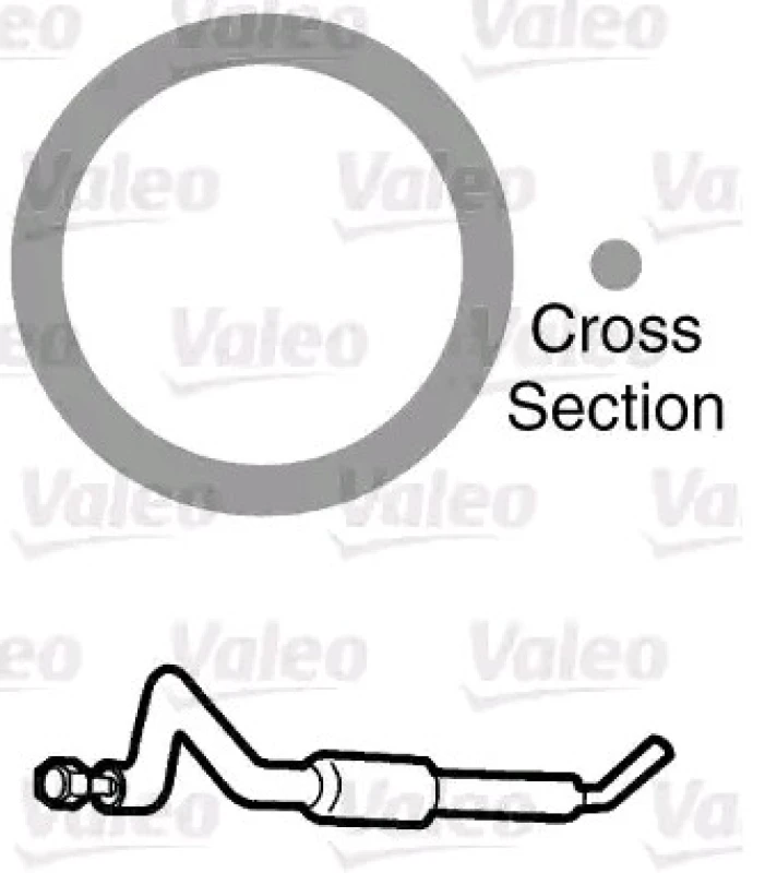 Image of VALEO 509182 Gaskets Seal,coolant pipe (547)
