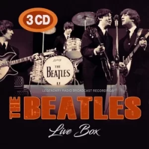 Image of Live Box Legendary Radio Broadcast Recordings by The Beatles CD Album